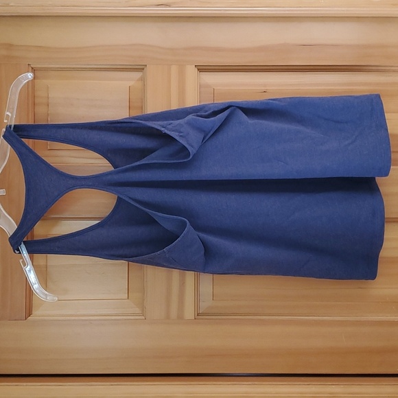 Under Armour Heat Gear Women's Blue Racerback Tank Top sz L - Picture 4 of 4